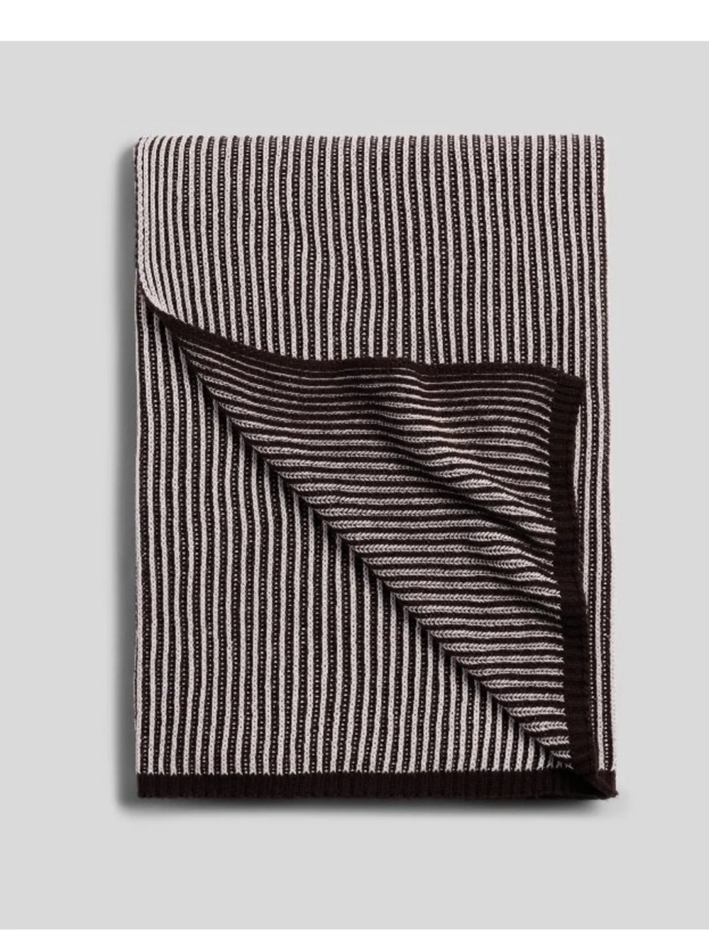 Parachute for Target Ribbed Knit Throw •Parchment & French Press•